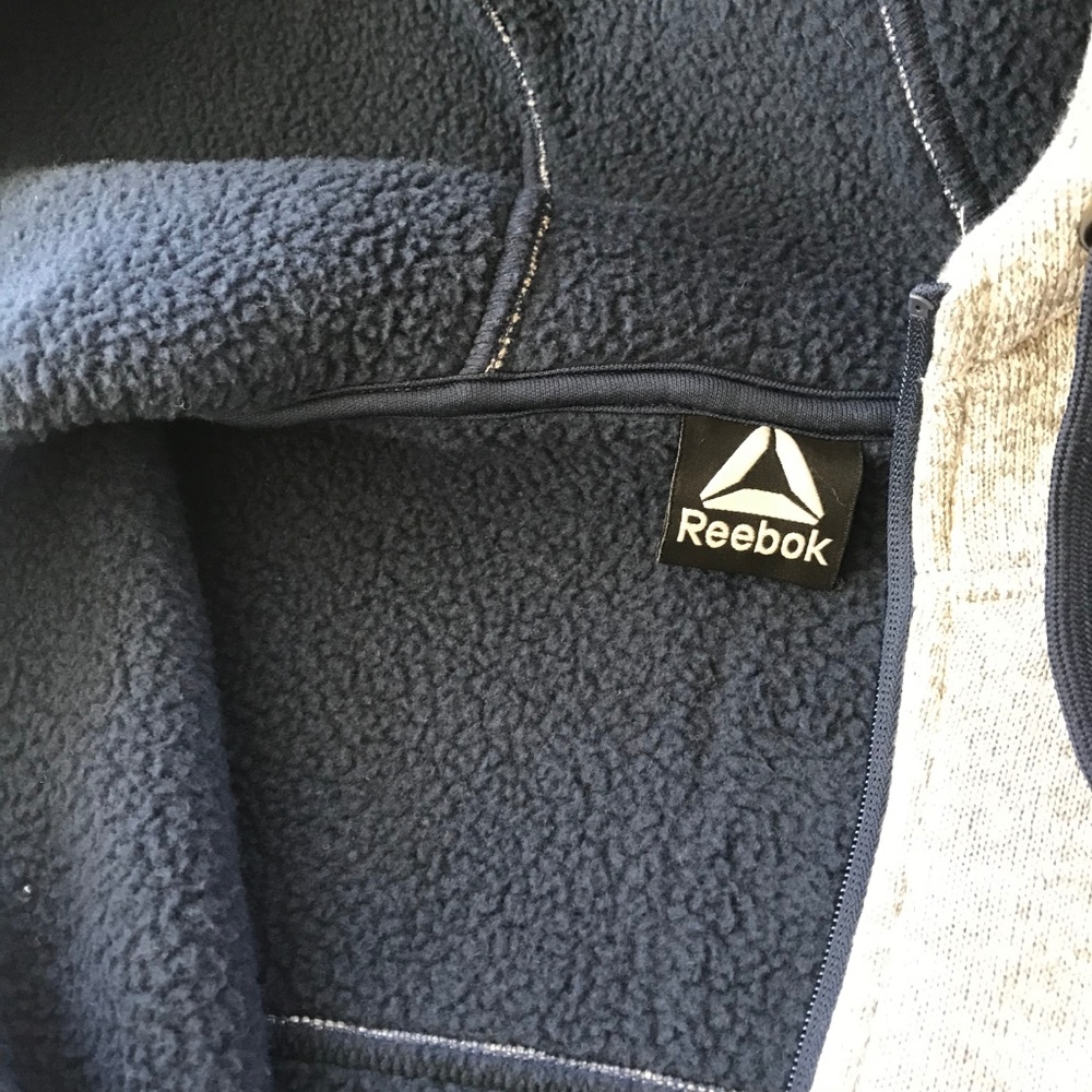 Reebok Heavy Winter Fleece Jacket Sweater Size XL - Picture 4 of 6